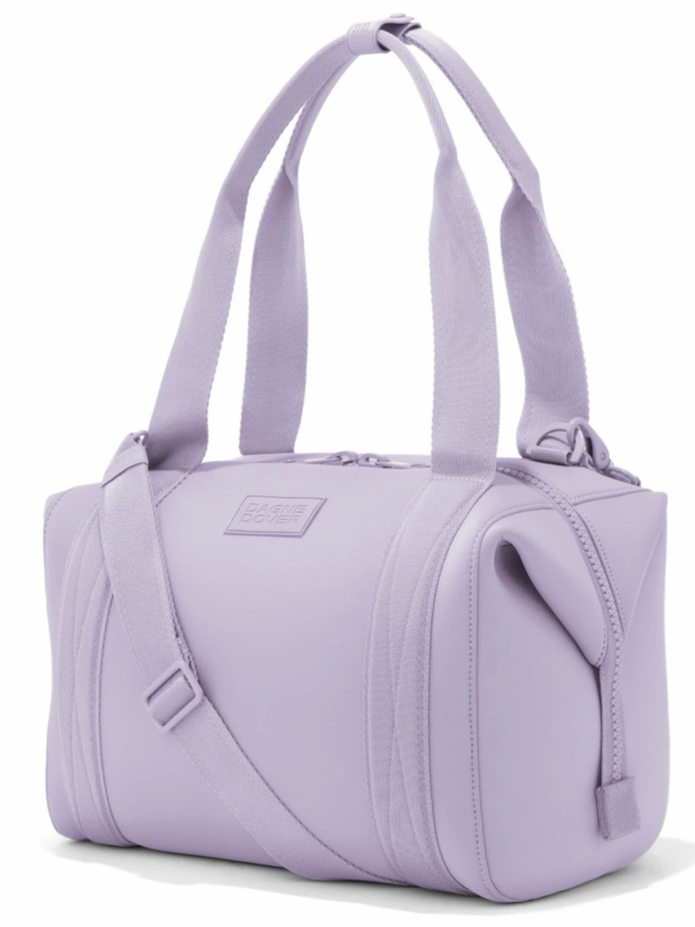 Dagne Dover Landon Neoprene Carryall Dusk Violet, Small Used Once W/Dustbag